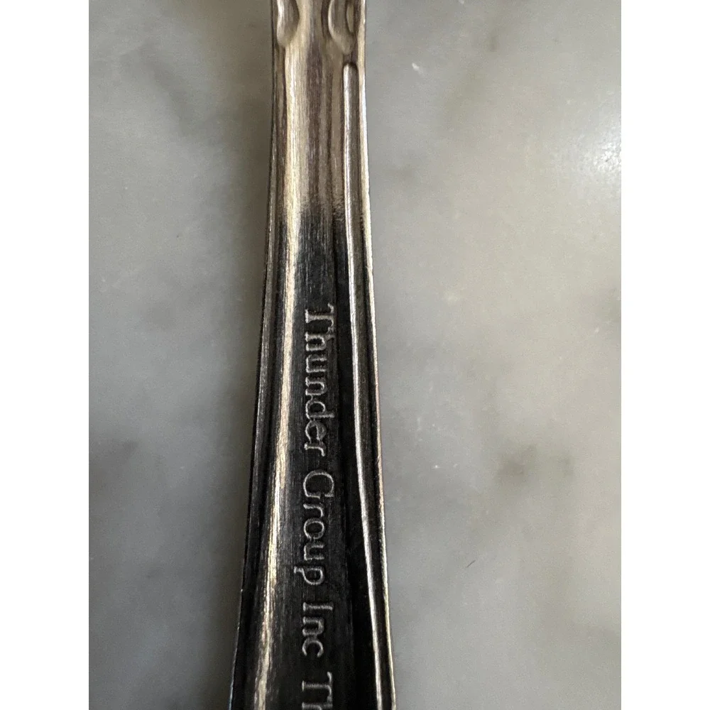 Thunder Group Inc Rose Pattern Stainless Steel Salad Forks Set of 12 Thailand